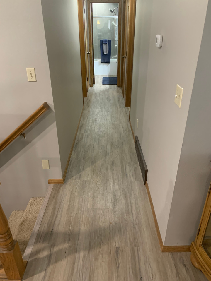Sioux Falls Vinyl Plank Flooring Stair Installation Luxury